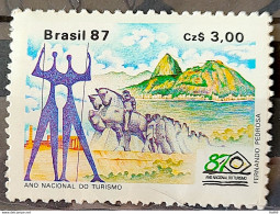 C 1556 Brazil Stamp Tourism Brasilia Rio De Janeiro 1987 - Unused Stamps