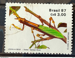 C 1554 Brazil Stamp 50 Years Brazilian Insect Entomology Society Praise To God 1987 Circulated 1 - Gebruikt