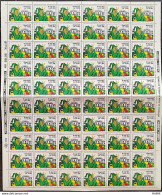 C 1553 Brazil Stamp 100 Years Agronomic Institute Of Campinas Education Corn 1987 Sheet - Unused Stamps