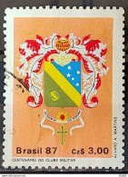 C 1552 Brazil Stamp 100 Years Of Military Club Coat 1987 Circulated 6 - Usados