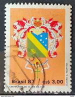 C 1552 Brazil Stamp 100 Years Of Military Club Coat 1987 Circulated 1 - Usati