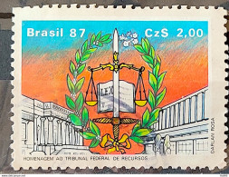 C 1551 Brazil Stamp Federal Resource Court Law Justice 1987 Circulated 4 - Gebraucht