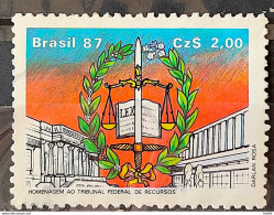 C 1551 Brazil Stamp Federal Resource Court Law Justice 1987 Circulated 2 - Gebruikt