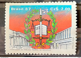 C 1551 Brazil Stamp Federal Resource Court Law Justice 1987 - Neufs