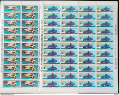 C 1549 Brazil Stamp Brazilian Fauna Turtle Whale 1987 Sheet Complete Series - Unused Stamps
