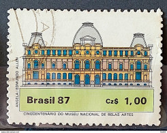 C 1542 Brazil Stamp 50 Year Museum Of Fine Arts Architecture 1987 Circulated 1 - Gebruikt