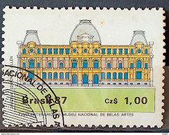 C 1542 Brazil Stamp 50 Year Museum Of Fine Arts Architecture 1987 Circulated 4 - Gebruikt