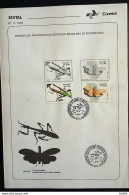 Brochure Brazil Edital 1987 11 ENTOMOLOGY WITH STAMP CBC SP CAMPINAS - Covers & Documents