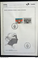 Brochure Brazil Edital 1987 08 Federal Court Appeals Rights Justice With Stamp CBC DF Brasila - Lettres & Documents