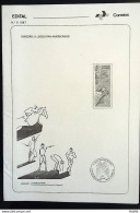 Brochure Brazil Edital 1987 06 Panamericans Games Without Stamp - Covers & Documents