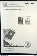 Brochure Brazil Edital 1987 04 Postal Services ECT Sac Postal Without Stamp - Storia Postale