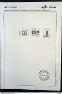 Brochure Brazil Edital 1987 01 Historical Heritage Without Stamp - Lettres & Documents