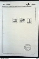 Brochure Brazil Edital 1987 01 Historical Heritage Without Stamp - Covers & Documents