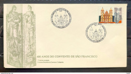 Brazil Envelope FDC 429 1987 Convent Sao Francisco Church Religion CBC BA 01 - FDC