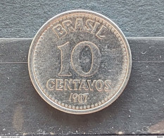 Brazil Coin Brasil 1987 10 Centavos Cruzado Sob - Viroflay