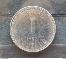 Brazil Coin Brasil 1987 1 Cruzado Sob - Viroflay
