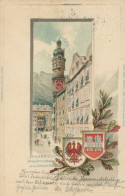 Embossed Art Card Innsbruck  Ecusson Blason Heraldic - Innsbruck