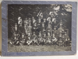 Photo Foto Copiano (Pavia) 1920. Bamda Musicale Piccoli Militari. Music Band Little Military. - Europe