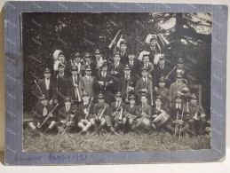 Photo Foto Copiano (Pavia) 1920. Banda Musicale Piccoli Militari. Music Band Little Military. - Europa