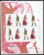 Martin Mörck. Sweden 2007. Swedish Fashion. Souvenir Sheet. Michel 2601,2607. Cyl. I  MNH. Signed. - Blocchi & Foglietti