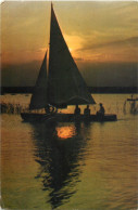Navigation Sailing Vessels & Boats Themed Postcard Mamaia Sunset - Zeilboten