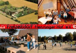 73792781 Flensungen Freizeitdorf Flensunger Hof Tischtennis Volleyball Luftbild  - Autres & Non Classés