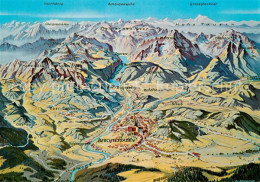 73792741 Berchtesgaden Panorama Berchtesgadener Land Alpen Aus Der Vogelperspekt - Berchtesgaden