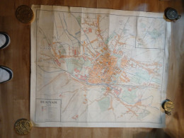 Plan  Topographique  60 Ville De Beauvais - Annee 1930 - Topographical Maps