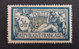 FRANCE TYPE MERSON 123 123a BLEU OLIVE NEUF** MNH LUXE Cote +425€ #278 - Unused Stamps