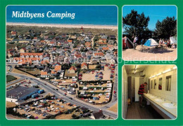 73792708 Lokken DK Midtbyens Camping Luftbild Waschraum  - Dänemark