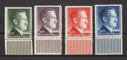 Adolf Hitler MiNr. 799-802  ** Unterrand - Ungebraucht