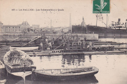 LA  PALLICE  -  LES SUBMERSIBLES A QUAIS - Other & Unclassified