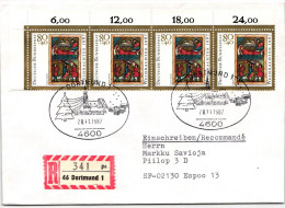 BRD Bund 1346 Auf Brief Als Mehrfachfrankatur Vom Ersttag #ND652 - Otros & Sin Clasificación