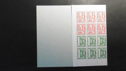 Berlin Mi. MH Packetmarke PZ I ** Mit 6xP2A+P2 E Nicht Ausgegeben Auf WZ Papier - Deckel Abgetrennt - Cuadernillos