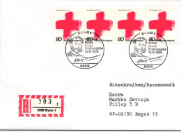 BRD Bund 1387 Auf Brief Als Mehrfachfrankatur Vom Ersttag #ND677 - Other & Unclassified