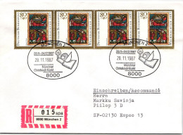 BRD Bund 1346 Auf Brief Als Mehrfachfrankatur Vom Ersttag #ND651 - Other & Unclassified