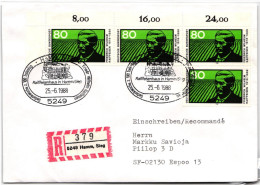 BRD Bund 1358 Auf Brief Als Mehrfachfrankatur Vom Ersttag #ND702 - Andere & Zonder Classificatie