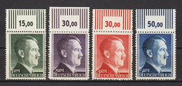 Adolf Hitler MiNr. 799-802  ** Oberrand - Neufs