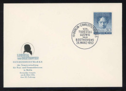 Berlin, 1952, 87 FDC, Brief - Other & Unclassified