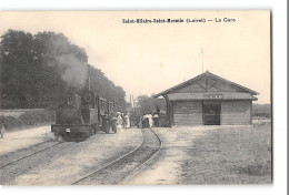 CPA 45 St Hilaire Saint Mesmin La Gare Et Le Train Tramway - Autres & Non Classés