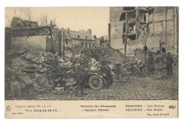 Peronne   -   Les Ruines.   -   Retraite Des Allemands   -   Guerre 1914-15-16-17... - Guerra 1914-18