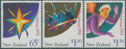 New Zealand 1991 SG1632-1634 Christmas High Values MNH - Other & Unclassified