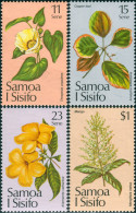 Samoa 1981 SG607-610 Christmas Flowers Set MNH - Samoa