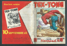 Tex-Tone  N° 128 - Bimensuel  " Le Respect Du Devoir  " - D.L.  25 Aout 1962 - Tex0702 - Formatos Pequeños