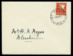 Ref 1644 - 1935 New Zealand Cover - St Albans 2d Rate To Blenheim - Super Postmark - Storia Postale