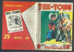 Tex-Tone  N° 127 - Bimensuel  " 3 Coquins  " - D.L.  18 Aout 1962 - Tex0703 - Formatos Pequeños