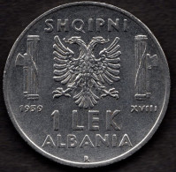 1939 Regno Vitt Eman III° Colonia D'Albani 1 Lek 1939 XVIII - Albanien