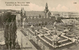 73792321 Bruxelles Bruessel Exposition Bruxelles1910 Pavillon Et Jardins Neerlan - Andere & Zonder Classificatie