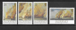 Alderney 1992 MNH 300th Anniv Of Battle Of La Hogue Sg A52/5 - Alderney