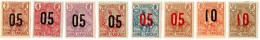 GUINEA FRANCESE, FRENCH GUINEA, 1912, NUOVI (MLH*) Scott:FR-GU 55-62 - Nuevos